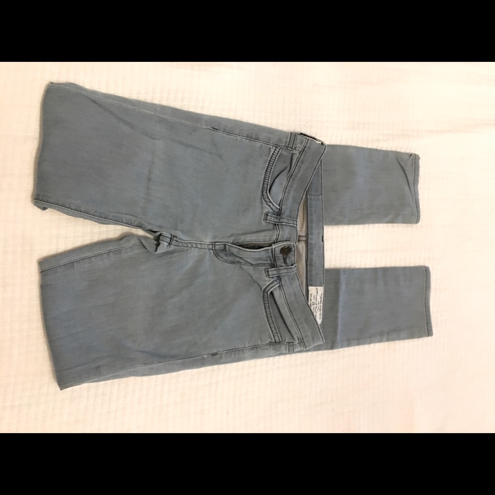 All Saints Low Rise Skinny Jeans Bluish/Grey Size 25